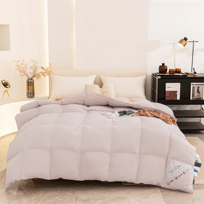 91家纺网 家纺一手货源 找家纺 （总）羽绒被厂家95白鹅绒被芯 春秋被子加厚冬被批发酒店鹅绒被