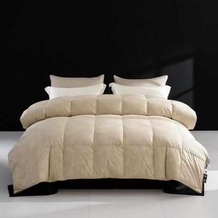 91家纺网 家纺一手货源 找家纺 （总）180支高密大提花防钻绒全棉羽绒被壳 纯棉自充绒半成品被套批发