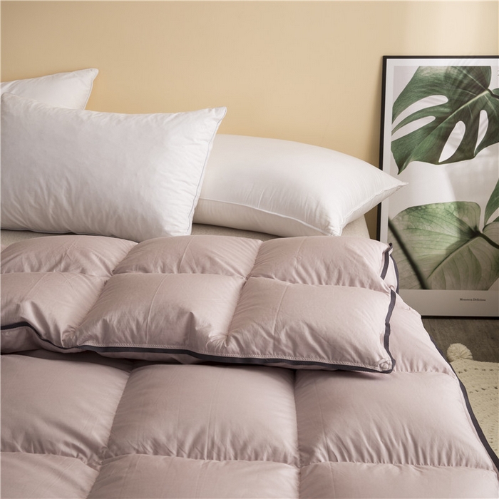 91家纺网 家纺一手货源 找家纺 （总）80全棉柔赛丝织带羽绒被壳自充绒半成品防钻绒毛被芯内胆布料厂家