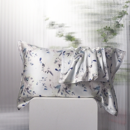 91家纺网 家纺一手货源 找家纺 （总）2025新款真丝天丝数码印花枕套