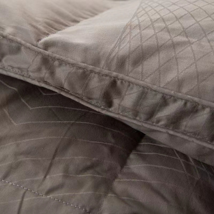 91家纺网 家纺一手货源 找家纺 （总）80支全棉羽绒被剪花被壳自充绒半成品双层大提花防钻绒被芯内胆被