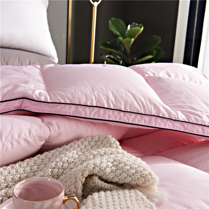 91家纺网 家纺一手货源 找家纺 （总）加工供应羽绒被壳立衬被壳80S平纹羽绒被壳纯色单立体半成品批发