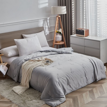 91家纺网 家纺一手货源 找家纺 （总）厂家供应纯棉印花双层鹅绒被内胆全棉充绒羽绒被壳儿童被套半成品