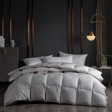 91家纺网 家纺一手货源 找家纺 （总）羽绒被壳木本提花自充绒被套半成品防钻毛高密内胆芯面料厂家批发