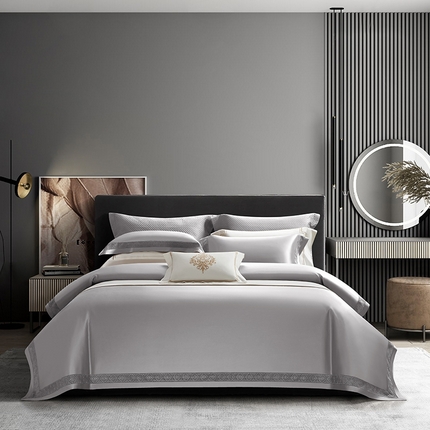 91家纺网 家纺一手货源 找家纺 （总）赫本真丝馆（珍丝纺） 2025新款140支匹马棉四件套-奥兰多系列