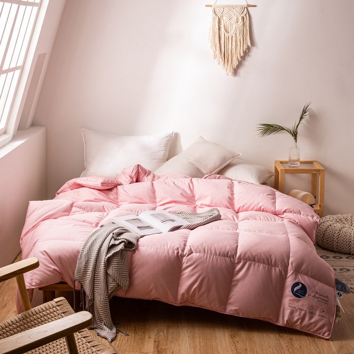 91家纺网 家纺一手货源 找家纺 （总）80s日式立体自充绒羽绒被被壳 防钻绒鹅绒被半成品内胆芯面料被套