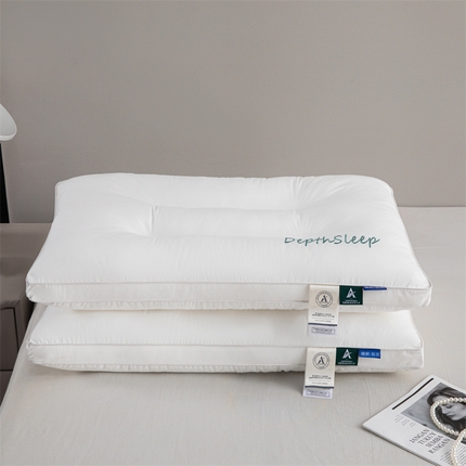 91家纺网 家纺一手货源 找家纺 （总）2024新款A类全棉纯棉母婴级别柏拉图酒店枕护颈椎安睡枕枕头枕芯