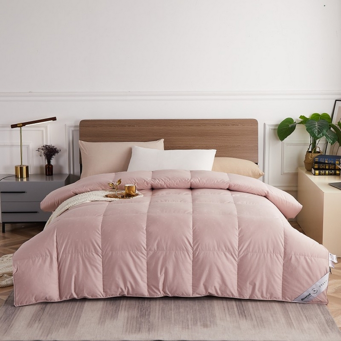 91家纺网 家纺一手货源 找家纺 （总）120支全棉羽绒被壳单层防钻绒自充绒被壳提花纯棉半成品被套批发