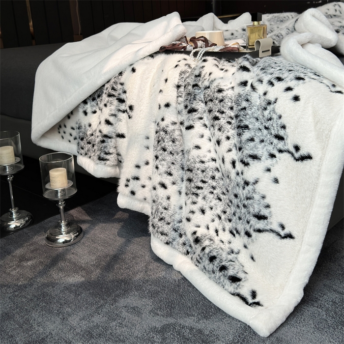 91家纺网 家纺一手货源 找家纺 凯轩毛毛毯毯子网销专供 2024新款仿皮草轻毛毛毯毯子-魅影系列 魅力