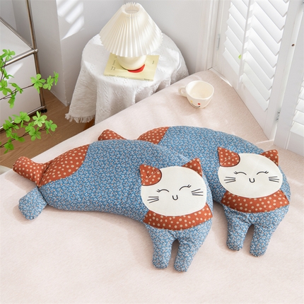 91家纺网 家纺一手货源 找家纺 （总）仁宇枕业 2024新款全棉婴幼儿童全荞麦枕头卡通象猫猫全荞麦枕芯