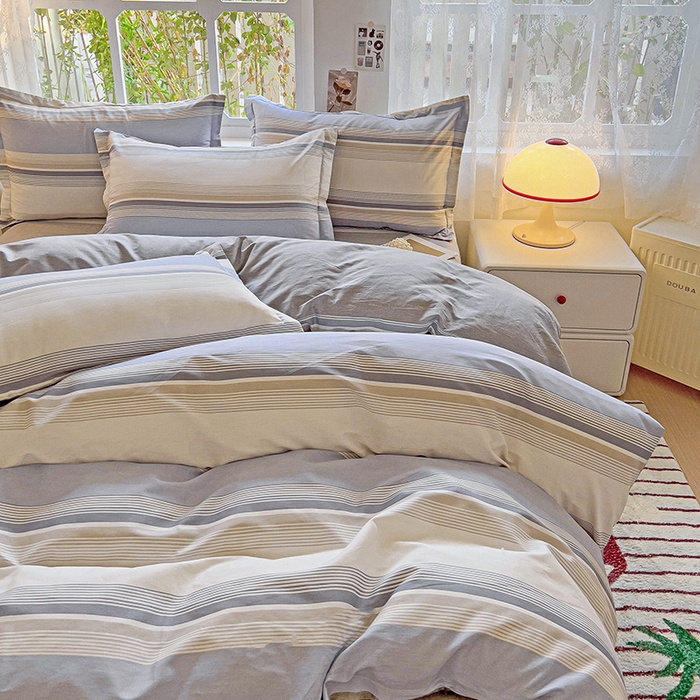 91家纺网 家纺一手货源 找家纺 卡普纯棉全棉四件套13070喷气床单款床笠款三件套 乔南