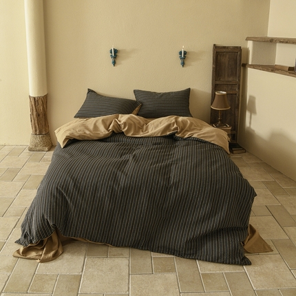 简家居 2024新款色织提花四件套 自由之路（豆蔻）