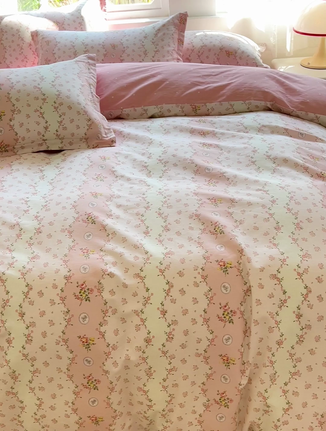 91家纺网 家纺一手货源 找家纺 卡普纯棉全棉四件套13070喷气床单款床笠款三件套 花间赋