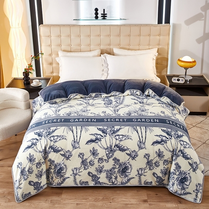 91家纺网 家纺一手货源 找家纺 （总）凤杰家纺 2025新款牛奶绒被套系列