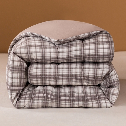 91家纺网 家纺一手货源 找家纺 （总）帕芬鸟家纺 2024新款无印风亲肤大豆被