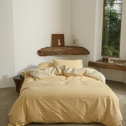 2024新款四件套-自由风 自由风黄色