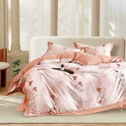 91家纺网 家纺一手货源 找家纺 （总）未来家居 2024新款卡口款全棉加厚活性超柔磨毛四件套