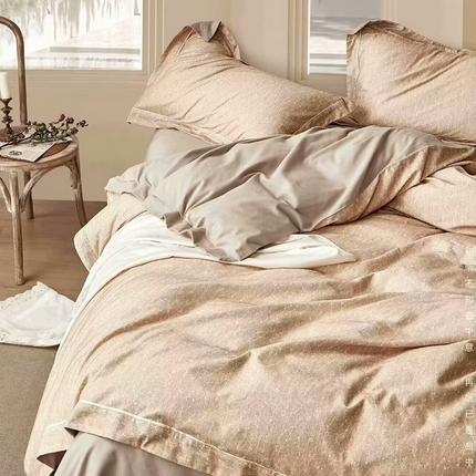 91家纺网 家纺一手货源 找家纺 （总）未来家居 2024新款卡口款全棉加厚活性超柔磨毛四件套