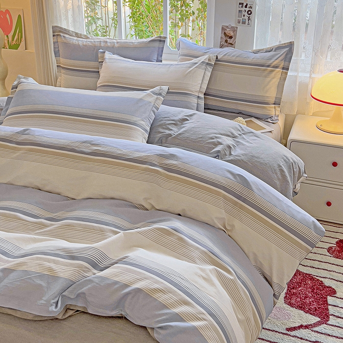 91家纺网 家纺一手货源 找家纺 卡普纯棉全棉四件套13070喷气床单款床笠款三件套 乔南