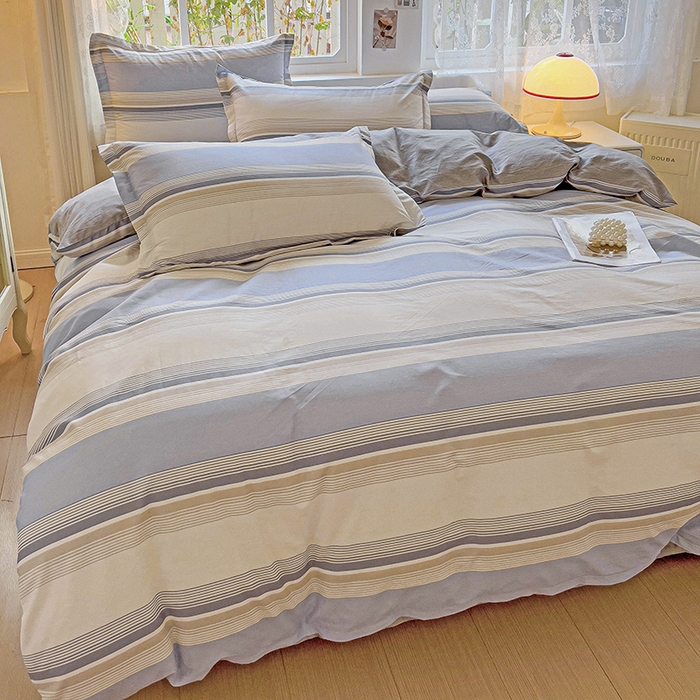 91家纺网 家纺一手货源 找家纺 卡普纯棉全棉四件套13070喷气床单款床笠款三件套 乔南