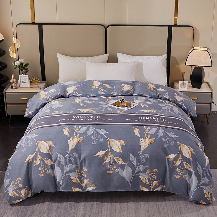 91家纺网 家纺一手货源 找家纺 贝兰仙奴 2024新款利兹系列磨毛多规格单被套 镜中花