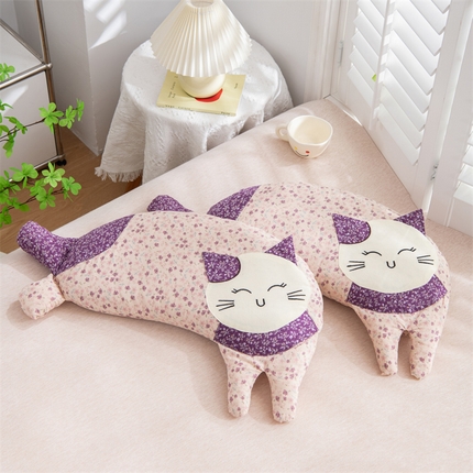 91家纺网 家纺一手货源 找家纺 （总）仁宇枕业 2024新款全棉婴幼儿童全荞麦枕头卡通象猫猫全荞麦枕芯