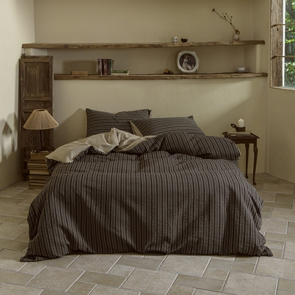 91家纺网 家纺一手货源 找家纺 （总）简家居 2024新款色织提花四件套