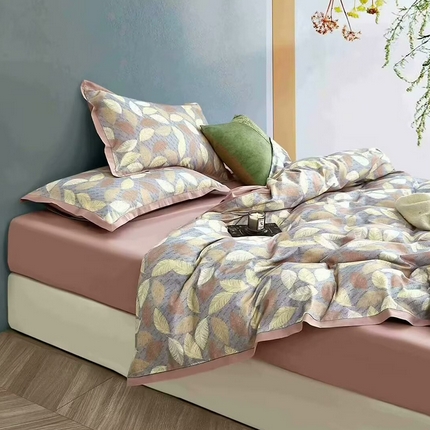 91家纺网 家纺一手货源 找家纺 （总）未来家居 2024新款卡口款全棉加厚活性超柔磨毛四件套