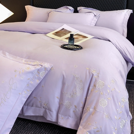 家居1号家纺 2024新款全棉陶瓷磨毛四件套-黛安娜 黛安娜-糖果紫