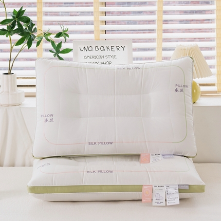 91家纺网 家纺一手货源 找家纺 （总）皇冠之家枕芯 2024新款蚕丝蛋白多倍养肤定型枕热熔枕