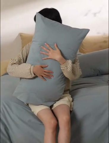 91家纺网 家纺一手货源 找家纺 轩和家居 2024新款50S长绒棉磨毛四件套（控价：179 、229 、249 床笠+10元） 灰蓝+透明黄