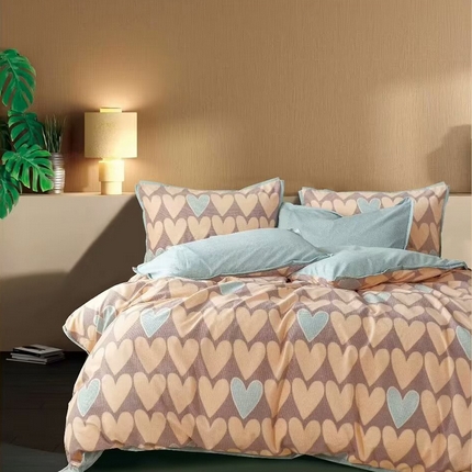 91家纺网 家纺一手货源 找家纺 （总）未来家居 2024新款卡口款全棉加厚活性超柔磨毛四件套