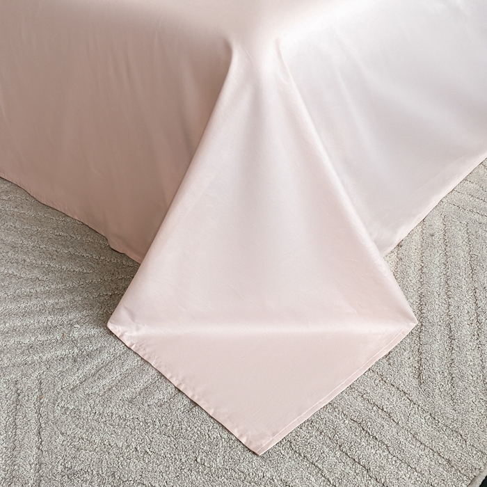 91家纺网 家纺一手货源 找家纺 琪格格纺织 2024新款莱赛尔天丝贡缎大提花四件套 莱赛尔 花淡妍紫