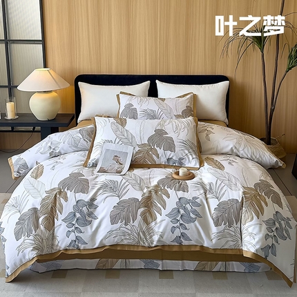 91家纺网 家纺一手货源 找家纺 （总）未来家居 2024新款卡口款全棉加厚活性超柔磨毛四件套