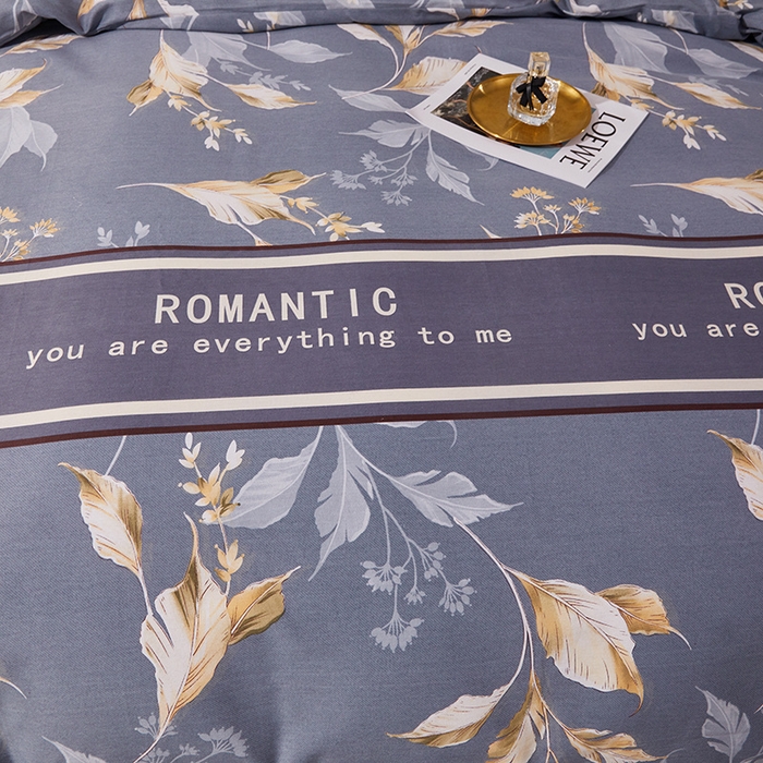 91家纺网 家纺一手货源 找家纺 贝兰仙奴 2024新款利兹系列磨毛多规格单被套 镜中花