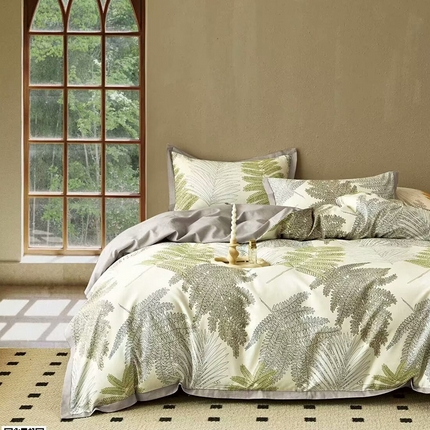 91家纺网 家纺一手货源 找家纺 （总）未来家居 2024新款卡口款全棉加厚活性超柔磨毛四件套