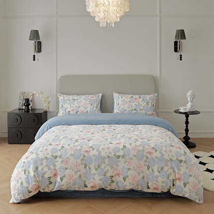 时光里 2024新款230克牛奶绒印花四件套 漫兮