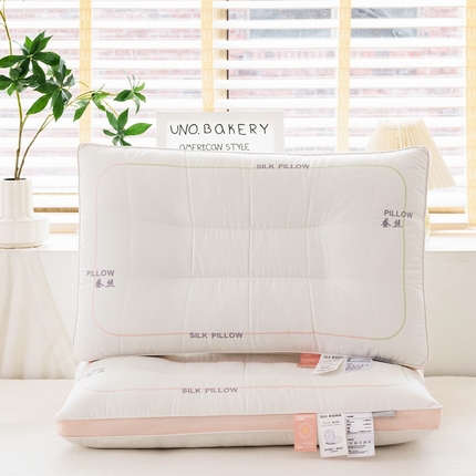 91家纺网 家纺一手货源 找家纺 （总）皇冠之家枕芯 2024新款蚕丝蛋白多倍养肤定型枕热熔枕