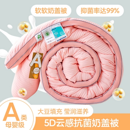 91家纺网 家纺一手货源 找家纺 （总）金喜 2025新款5D云感烫金立体边被芯春秋被冬被子加厚被芯