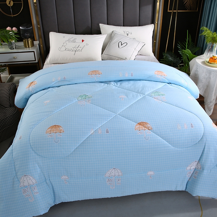 91家纺网 家纺一手货源 找家纺 梦莎被业 2025新款水洗棉印花舒适春秋被四季被夏被冬被被子被芯 梦幻时光