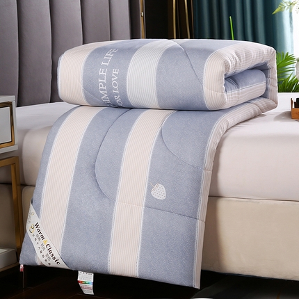 91家纺网 家纺一手货源 找家纺 （总）梦莎被业 2025新款水洗棉印花舒适春秋被四季被夏被冬被被子被芯