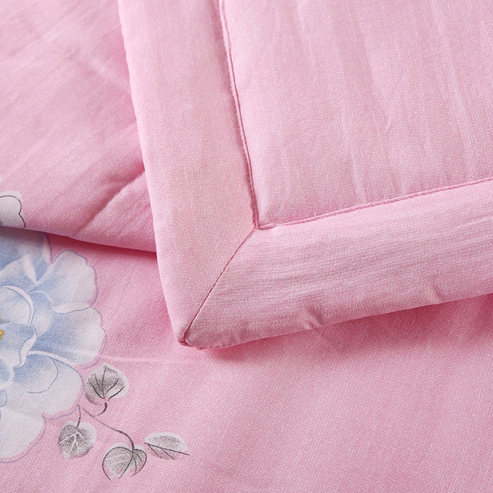 91家纺网 家纺一手货源 找家纺 （总）梦莎被业 2025新款水洗棉印花亲肤可水洗夏凉被空调被四季被夏被被子被芯