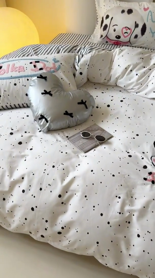 91家纺网 家纺一手货源 找家纺 （总）2024春季新品毛巾绣13370全棉卡通系列四件套