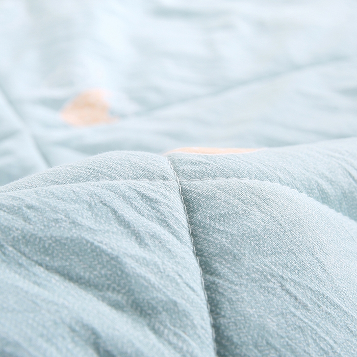 91家纺网 家纺一手货源 找家纺 梦莎被业 2025新款水洗棉印花亲肤可水洗夏凉被空调被四季被夏被被子被芯 浪漫之夜