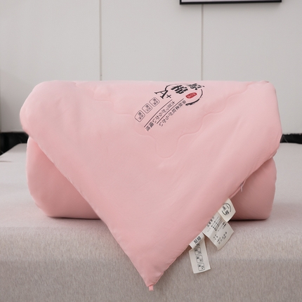 梦莎被业 2025新款原棉被子被芯 软软粉玉