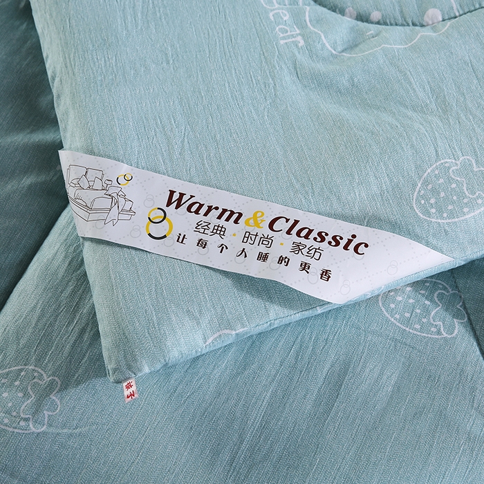 91家纺网 家纺一手货源 找家纺 梦莎被业 2025新款水洗棉印花舒适春秋被四季被夏被冬被被子被芯 浪漫之夜