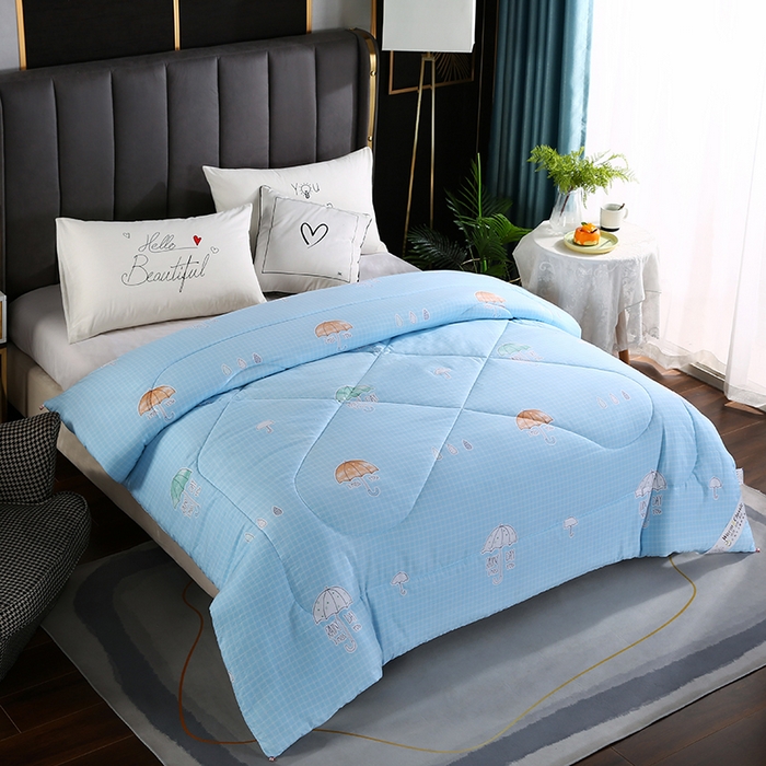 91家纺网 家纺一手货源 找家纺 梦莎被业 2025新款水洗棉印花舒适春秋被四季被夏被冬被被子被芯 梦幻时光