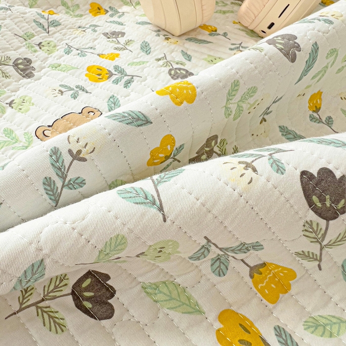 91家纺网 家纺一手货源 找家纺 （总）2024新款水洗全棉牛奶绒床盖四件套