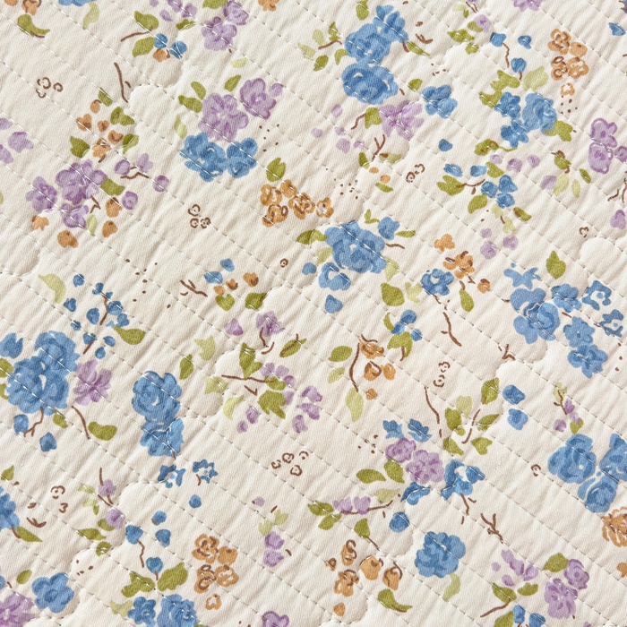 91家纺网 家纺一手货源 找家纺 2024新款水洗全棉牛奶绒床盖三件套 晚风