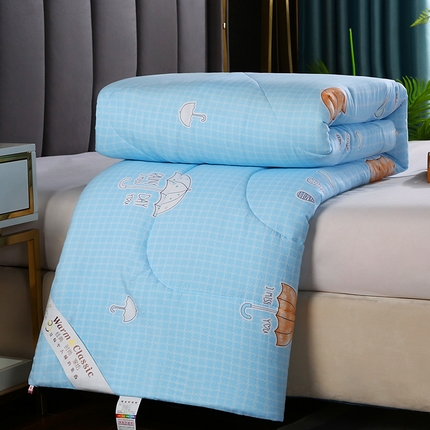 91家纺网 家纺一手货源 找家纺 （总）梦莎被业 2025新款水洗棉印花舒适春秋被四季被夏被冬被被子被芯